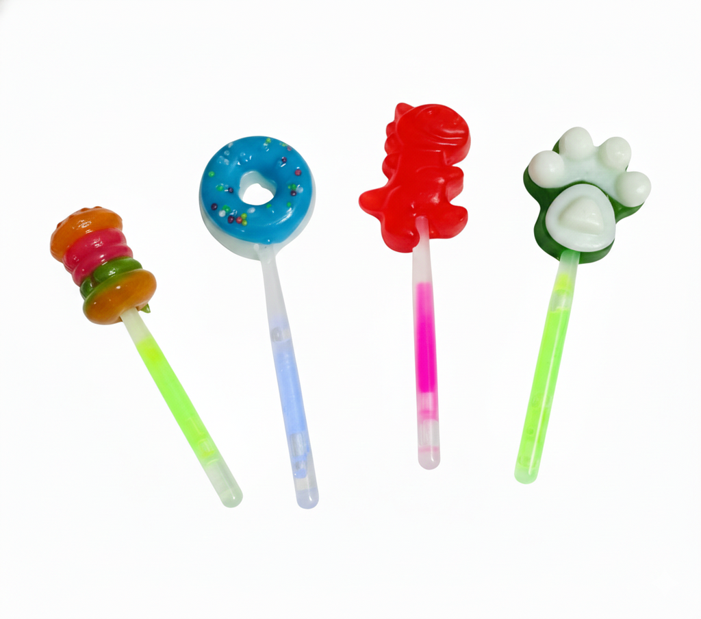 Paletas Fluorescentes LumiPop – Display con 30 Pzas